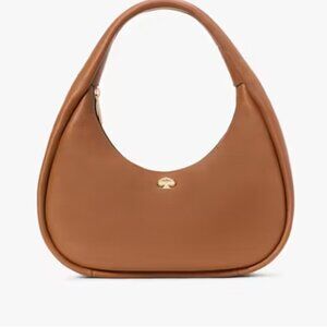 Kate Spade KK054 Kayla Lg Crescent Leather Shoulder Bag Gingerbread -
